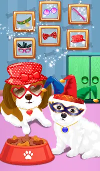 Welpenfutter Karneval-Hundepflege und Dress-Up Pet Screen Shot 14