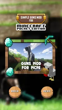 Simple Guns Mod for MineCraft Pocket Edition Screen Shot 1