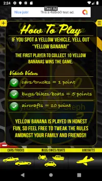 Yellow Banana Screen Shot 2