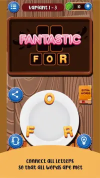Word Pie Cake - Connect Letters Game Screen Shot 4
