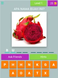 Tebak Nama Buah Screen Shot 5