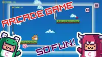 Flappy Jumping Game - Jim Cat Jump Screen Shot 1