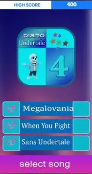 sans undertale piano tiles game pro Screen Shot 1