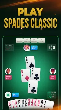 Spades Offline - Card Game Screen Shot 7