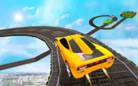 Real Impossible Car Stunt Racing Games- Free Games Screen Shot 3