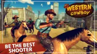 Western Cowboy Action Adventure: Street Gun Fire Screen Shot 0