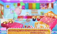 Princesa Boneca casamento Bed Cake Maker: Jogo Screen Shot 4