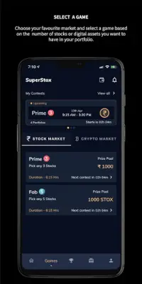 SuperStox - Fantasy Trading App in Stock & Crypto Screen Shot 1