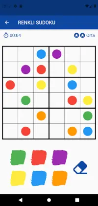 Renkli Sudoku Screen Shot 2