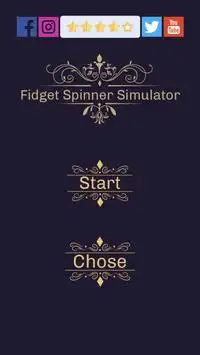 Fidget Spinner Simulator Screen Shot 0