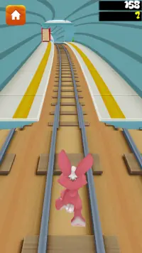 Subway Bunny Run Screen Shot 5