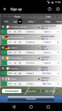 iClub Manager 2: football manager Screen Shot 4