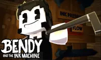 Bendy Ink Machine Mod per Minecraft PE Screen Shot 2
