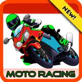 Moto racing rider game