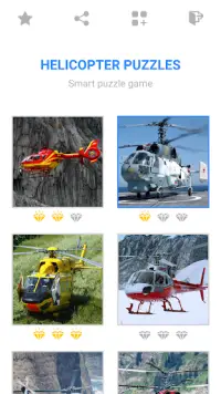 Quebra-cabeças de helicóptero: jogo de mosaico Screen Shot 0