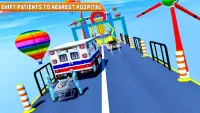 Mega Ramp Car Stunts - Ambulance Car Stunts Game Screen Shot 0