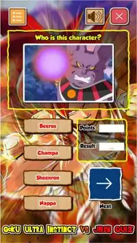 Goku Ultra Instinct Saiyan VS Jiren Quiz Screen Shot 0