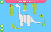 Puzzles Infantis de Dinossauro Screen Shot 11