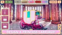Princess Carriage: Design & Ride. Horse Games 2018 Screen Shot 1