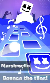 Marshmello Tiles Hop EDM Rush Screen Shot 0