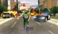 Green Super Ring Hero Crime Battle Screen Shot 14