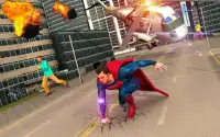 Super-herói voador: missão de resgate Screen Shot 0