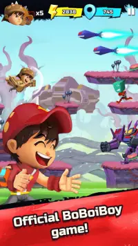 BoBoiBoy Galaxy Run: Fight Aliens to Defend Earth! Screen Shot 0