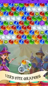 Witch Magic: Happy Bubble Shooter Screen Shot 1