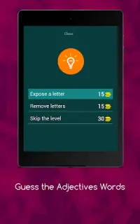 Devinez les mots adjectifs Screen Shot 10
