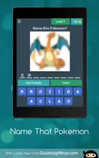 Name that Pokemon Screen Shot 7