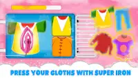 Cửa hàng giặt ủi: Làm sạch quần áo bẩn Screen Shot 2
