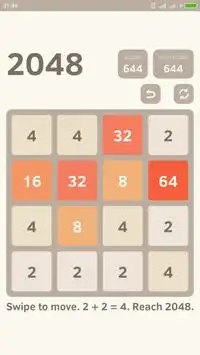 2048 Game Screen Shot 3