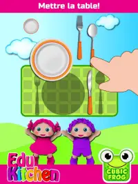 Jeux de cuisine pour enfants -Preschool EduKitchen Screen Shot 8