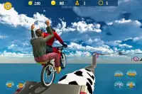 Superheroes BMX Bikes Stunts: Tricky Missions Screen Shot 0