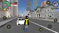 Stickman Spider Hero Gangstar Crime Screen Shot 0