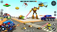Flying Tiger Robot Car Games Screen Shot 3
