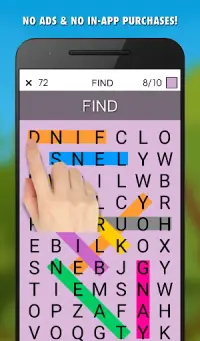 One By One PRO - Multilingual Word Search Screen Shot 2