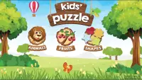 Kids Jigsaw Puzzle Games Screen Shot 0
