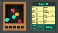 Yatzy - Бесплатная 3D игра в кости Screen Shot 3
