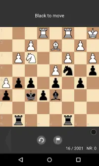 Puzzles de xadrez Screen Shot 0