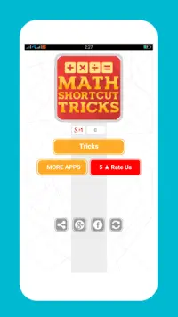 Math Shortcut Tricks & Formula Screen Shot 0