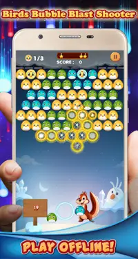 Birds Bubble Blast Shooter: Bubble Smasher Screen Shot 3