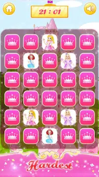 Princess memory game for girls Screen Shot 3