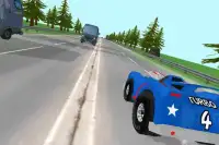 Cartoon Traffic Racing Screen Shot 1