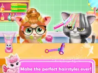 Vật nuôi Mèo con Tóc Salon Kiểu tóc Trang điểm Screen Shot 2
