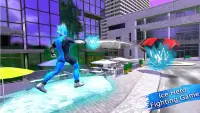 Flying Ice Hero War - Robot Fighting Games 2021 Screen Shot 2