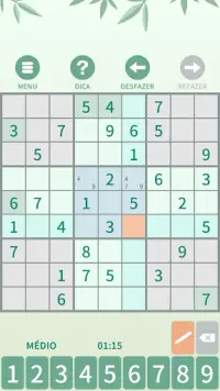 Sudoku. Quebra-cabeça lógico Screen Shot 0