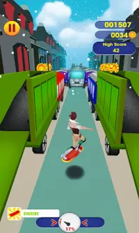 Princess VS Robber Subway Escape Game Screen Shot 0