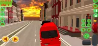 Van Bus Driving Transport Game Screen Shot 1