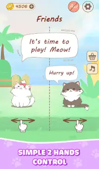 Duet Kitties: Cute Music Game Screen Shot 1